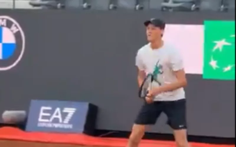 Siner je dočekao u Rimu: Talijanski spreman za prvi turnir nakon ovjesa (video)