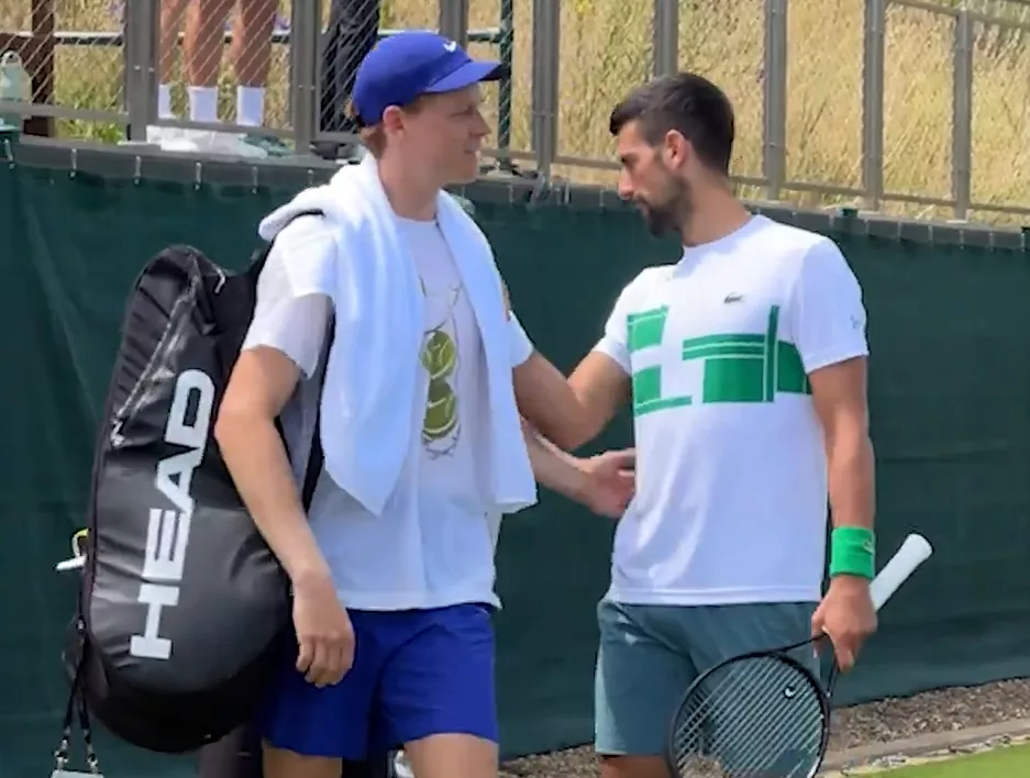 Đoković i Siner upoznali su se u Wimbledonu (video)