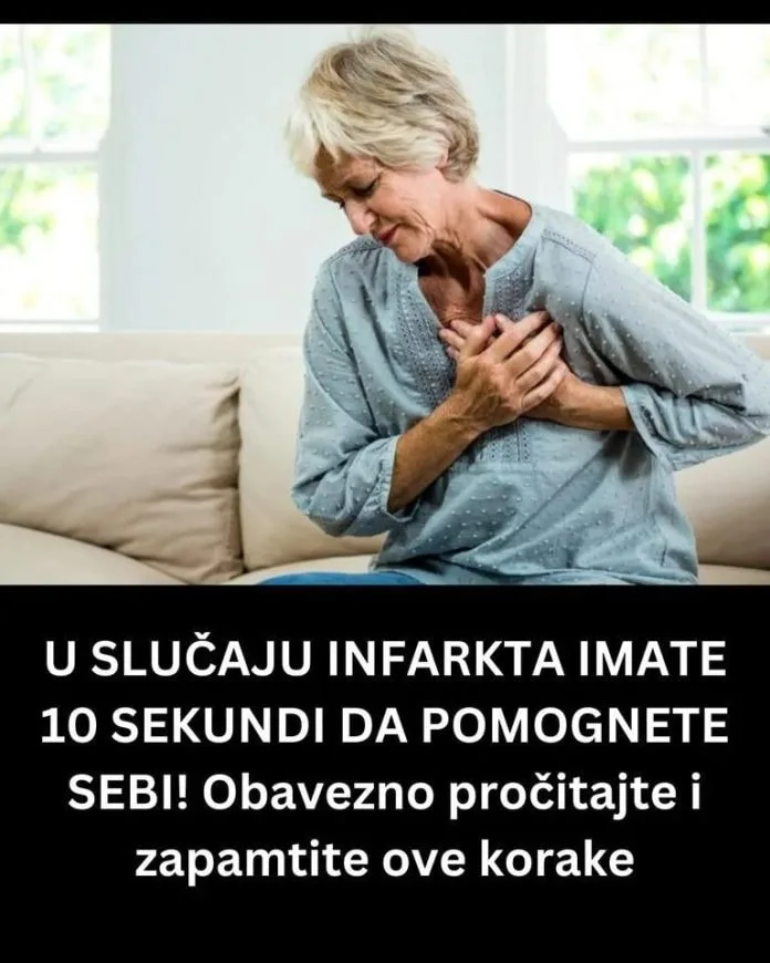 Imate samo 10 sekundi da spasite život – evo šta uraditi u slučaju infarkta!