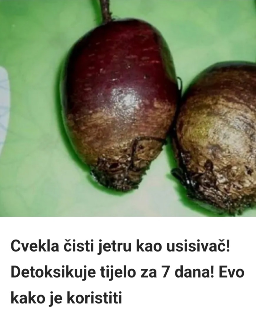 Obična cvekla čisti jetru kao usisivač – Ova domaća metoda detoksikuje cijelo tijelo za samo 7 dana!