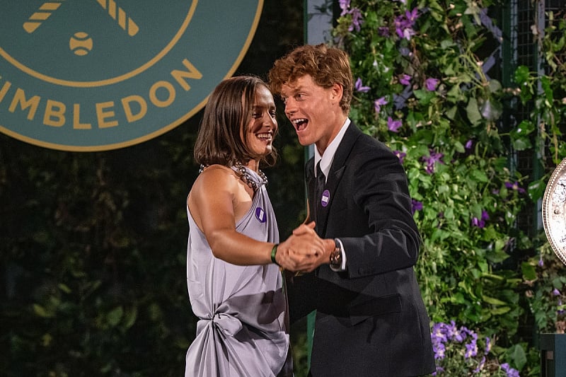 Osvajači Wimbledona Jannik Sinner i Iga Swiatek zaplesali i oduševili svoje fanove