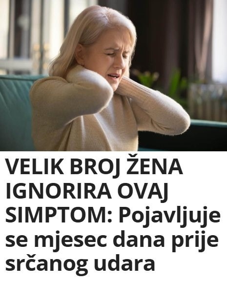 Ovaj Simptom Zene Cesto Ignorisu A Moze Signalizirati Srcani Udar