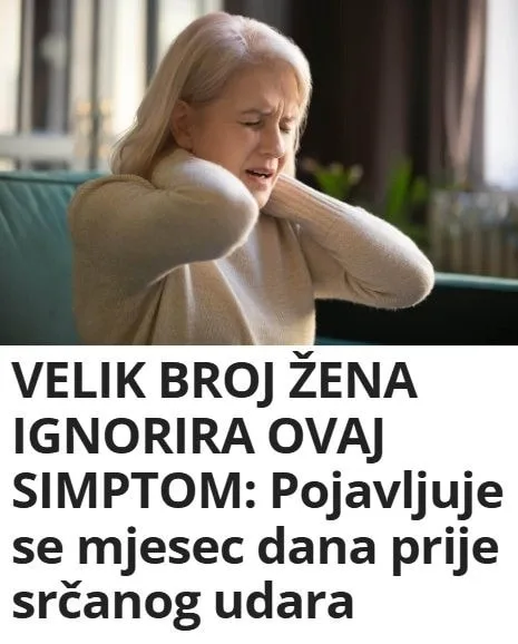 Ovaj simptom žene često ignorišu, a može signalizirati srčani udar mesecima pre nego što dođe!