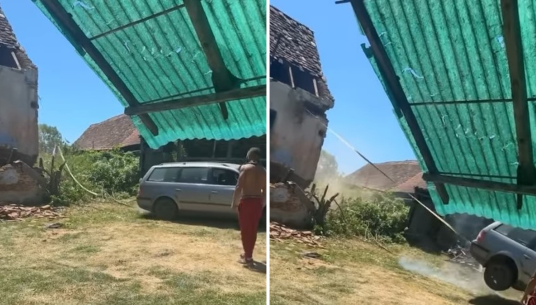Čovjek je Passat pokušao srušiti kuću – nasmijao se cijeli Balkan!