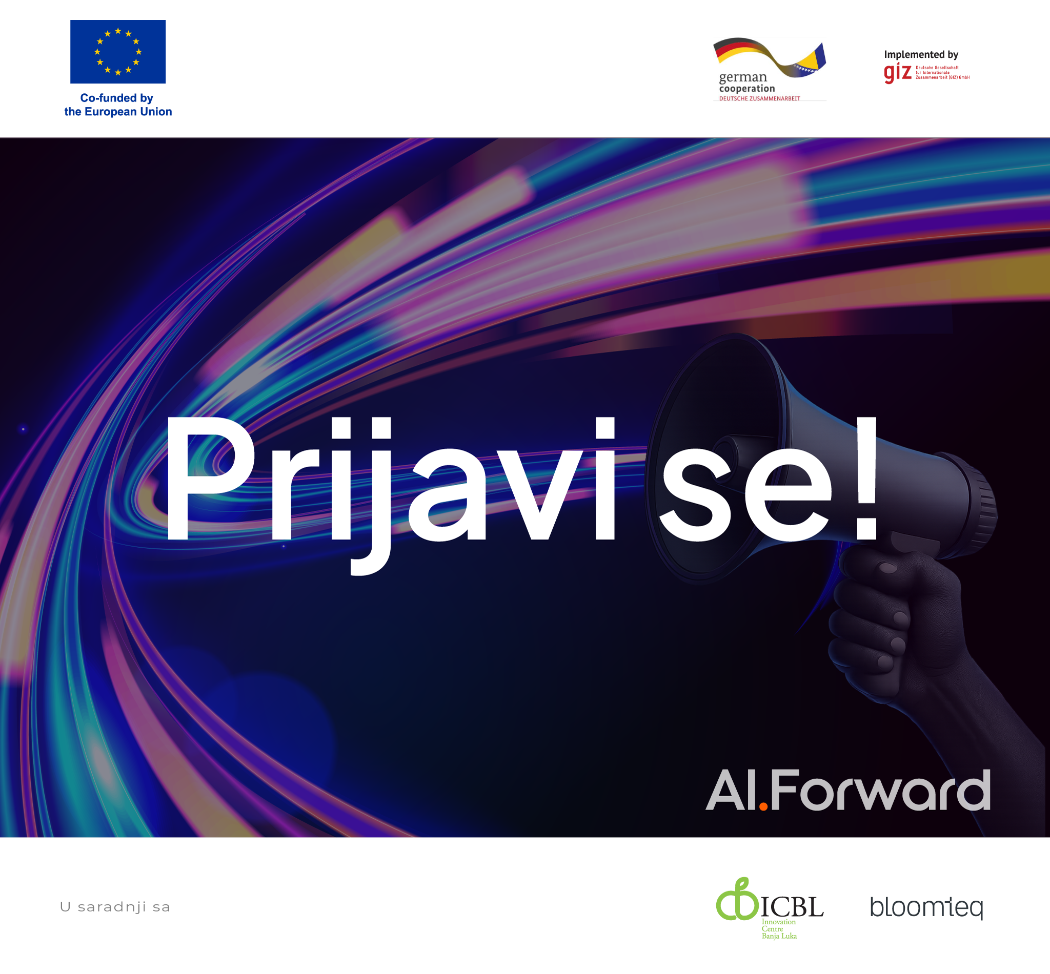 AI FORWARD: Javni poziv za obuku i mentorsku podršku za vašu kompaniju
