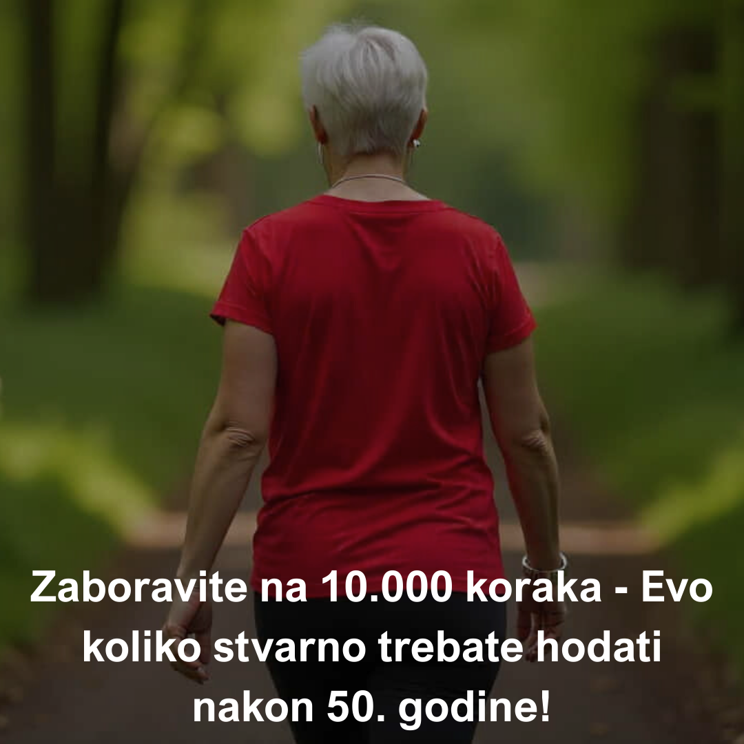 Zaboravite na 10.000 koraka – Evo koliko stvarno trebate hodati nakon 50. godine!