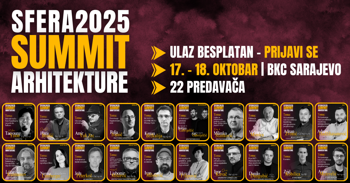 Preuzmite besplatnu ulaznicu za Regionalni summit arhitekture 2025 – Poslovne novine