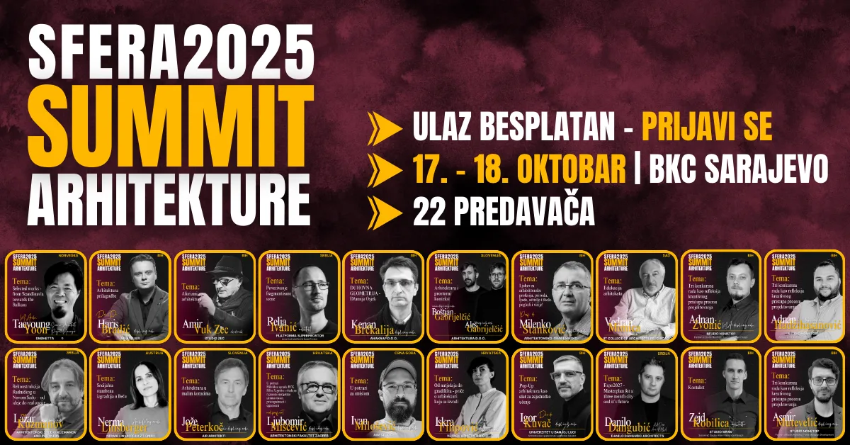 Preuzmite besplatnu ulaznicu za Regionalni summit arhitekture 2025 – Poslovne novine