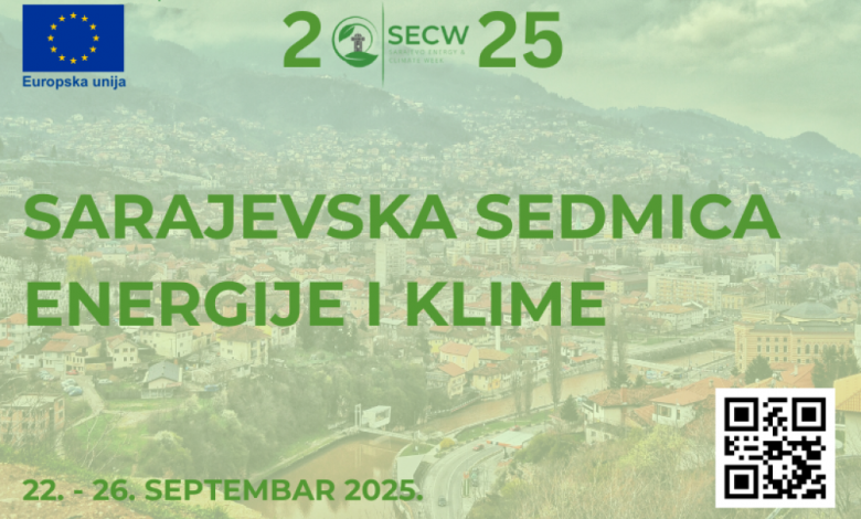 Sarajevska sedmica energije i klime će dati odgovore na ključna pitanja o energetskoj tranziciji