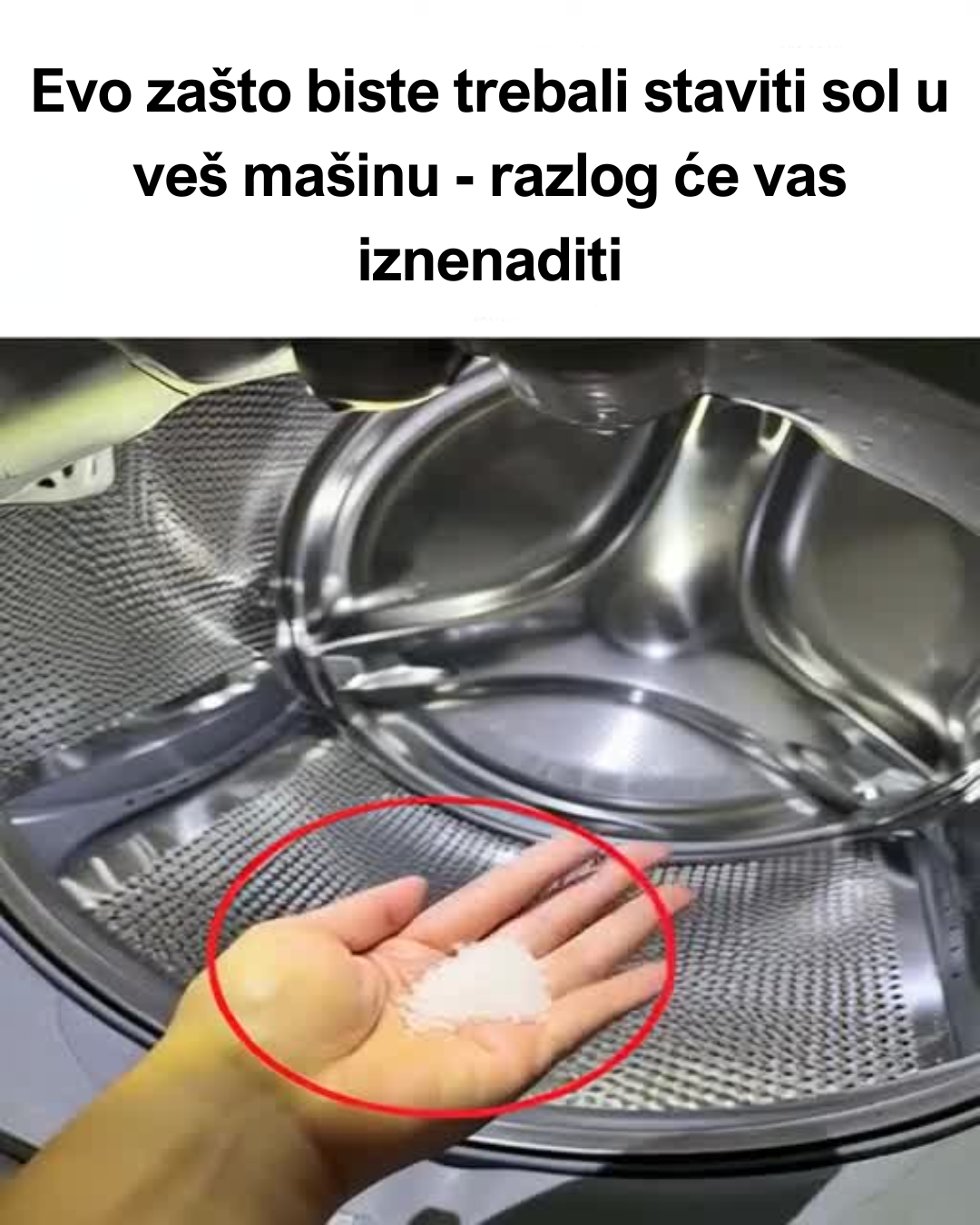 Zašto svi stavljaju so u veš mašinu: Razlog će vas šokirati