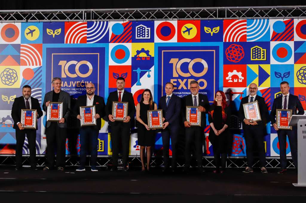 Najuspješnije kompanije i pojedinci iz BiH i regiona nagrađeni na svečanoj ceremoniji ‘100 Najvećih’ – Business Magazine