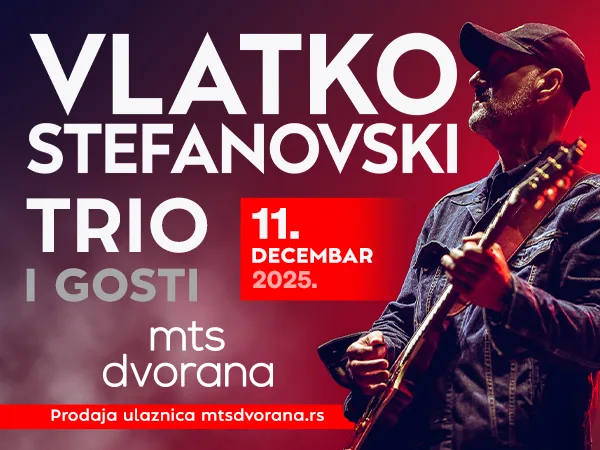 Vlatko Stefanovski Trio // mts Dvorana // 11.12.