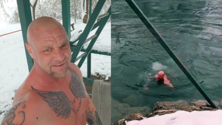 Denis iz Ključa plivao u ledenoj Sani na -4°C: “Ovo radim da ojačam imunitet, ali nije za svakoga”