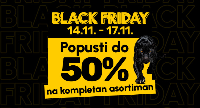 Veliki Black Friday popusti u Omega Shopu – uštedite do 50% od 14. do 17. novembra!