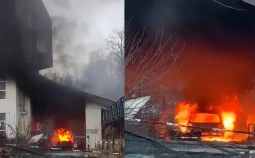 Požar kod poznatog hotela na Bjelašnici: Gorio napušteni automobil