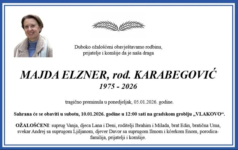 Žena koju je ubilo drvo na Grbavici je Majda Elzner