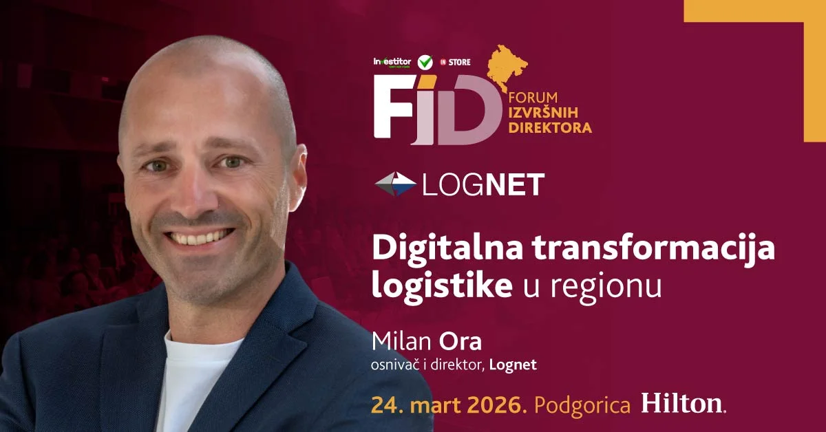 Digitalna transformacija logistike: Milan Ora (Lognet) donosi konkretna rješenja za regionalnu konkurentnost na FID 2026