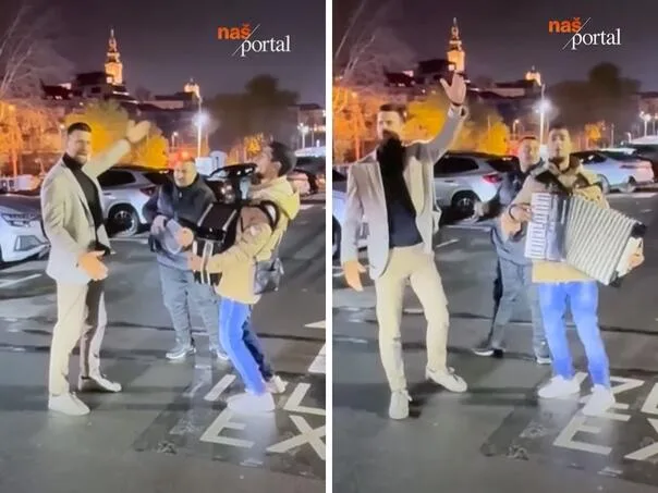 Nakon koncerta Đoković je izašao među glazbenike i otpjevao “Skitnicu”