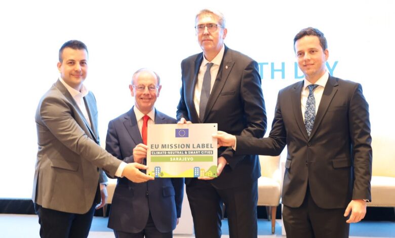Sarajevu uručeno priznanje Evropske unije za klimatski neutralne i pametne gradove