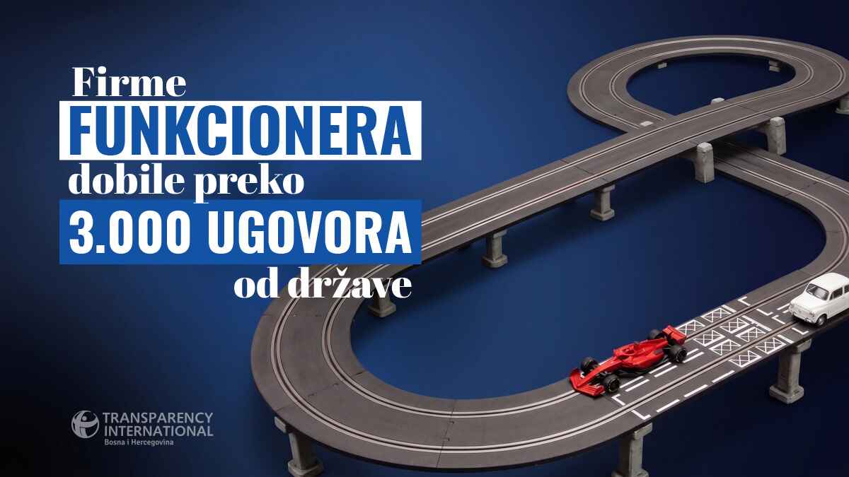 Firme u vlasništvu funkcionera dobile preko 3.000 tendera od države