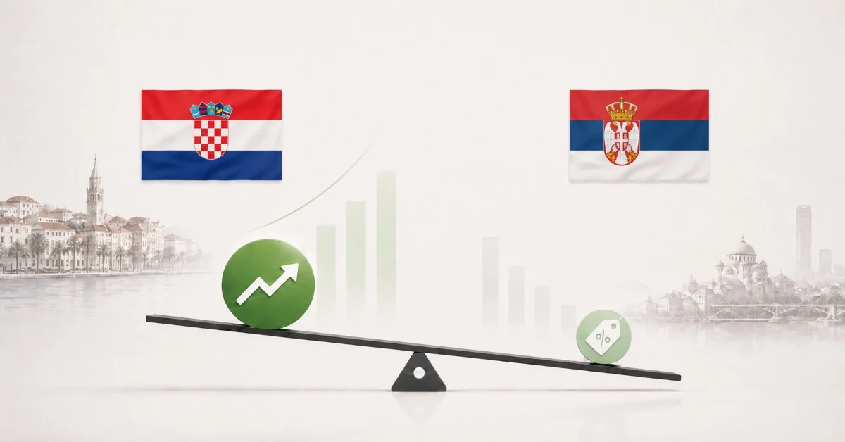 Hrvatska ili Srbija: Ko živi bolje?