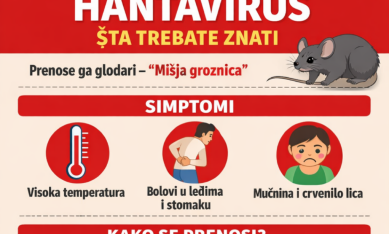 Zavod za javno zdravstvo KS: Hantavirus – Šta treba znati i kako se zaštititi