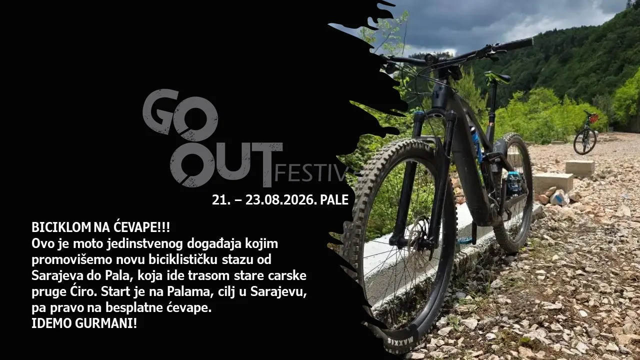 GoOut Festival na Jahorini i Ravnoj planini: Tri dana sporta, prirode, muzike i adrenalina, biciklom na ćevape u Sarajevo