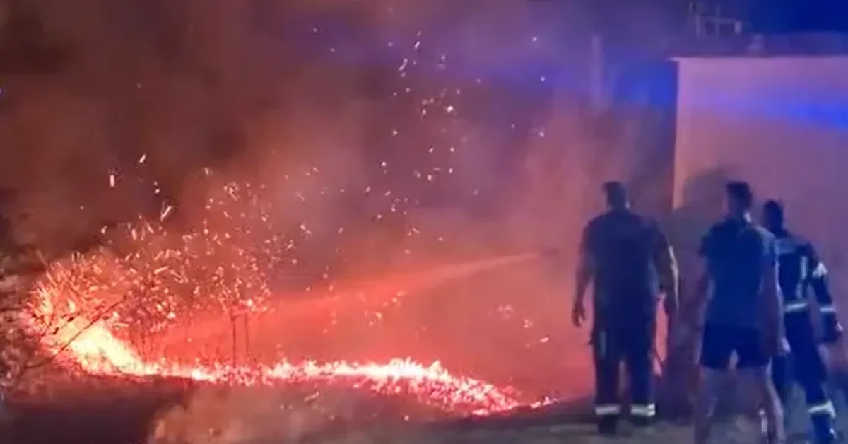 Uzbuna u hercegovačkom gradu – vatra planula pokraj trafostanice!?