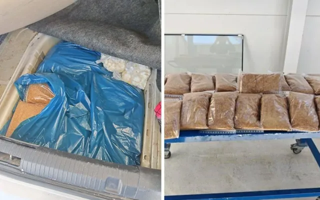 Na Vinjanima Gornjim carinici pronašli 22 kilograma duhana skrivenog u automobilu