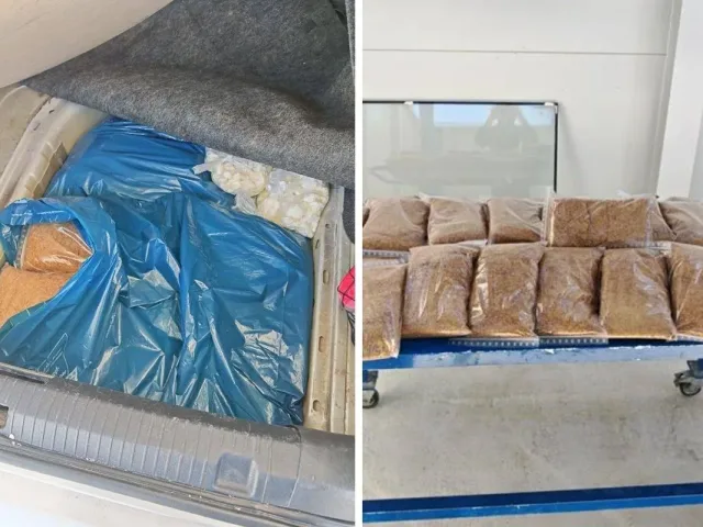 Na Vinjanima Gornjim carinici pronašli 22 kilograma duhana skrivenog u automobilu
