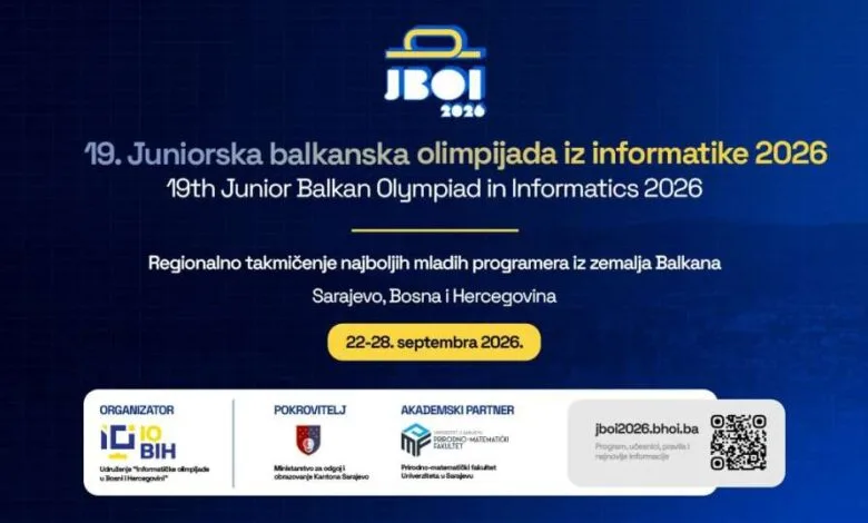 Sarajevo domaćin mladim informatičarima iz 13 država: Počinje JBOI 2026